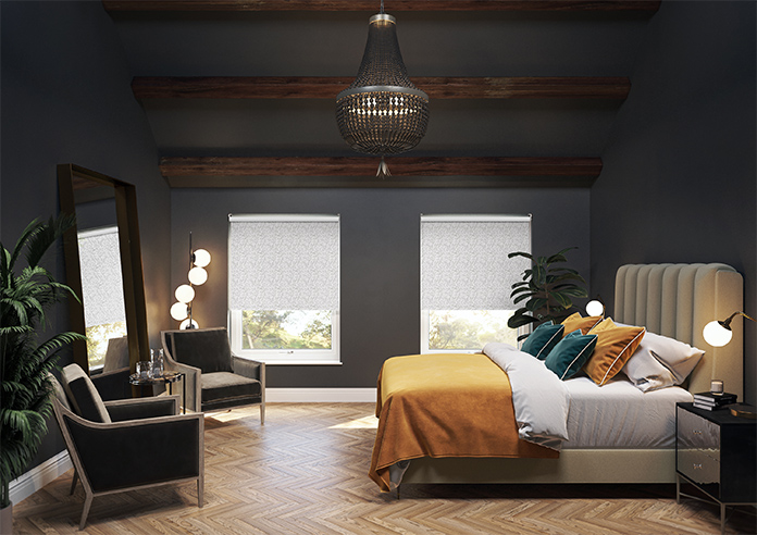 Winding Leaves, Grigio - Roller Blind - Image 8